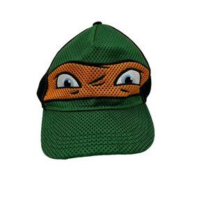 Teenage Mutant Ninja Turtles Ball Cap TMNT Green Black Snap Back One Size
